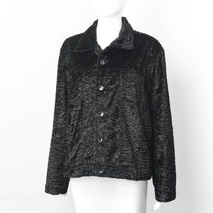 Persian faux coat by Chico's Design Sz: 2